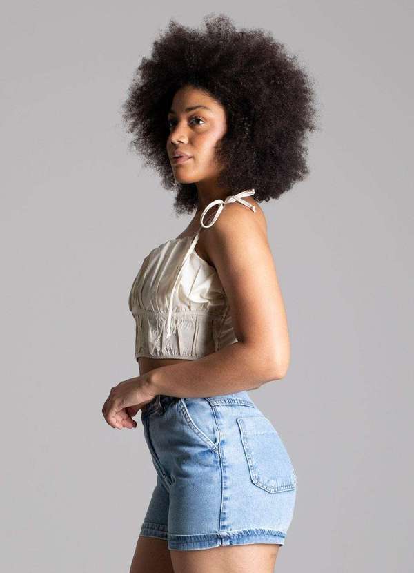 Sawary - Shorts Jeans Sawary Azul 2