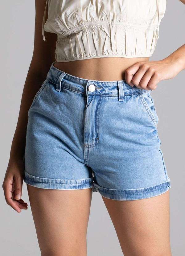 Sawary - Shorts Jeans Sawary Azul 4