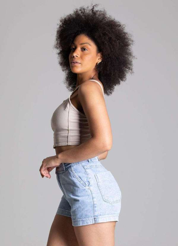 Sawary - Shorts Jeans Sawary Azul 2