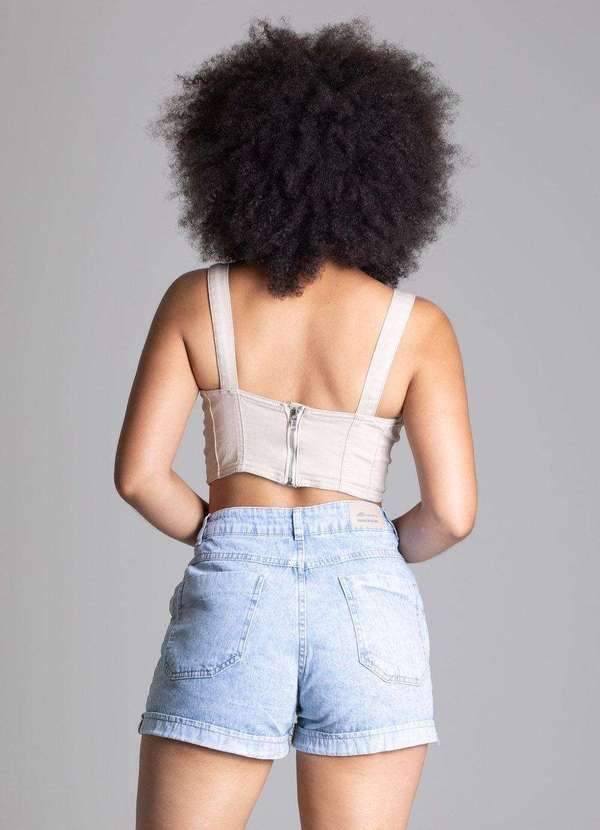 Sawary - Shorts Jeans Sawary Azul 3