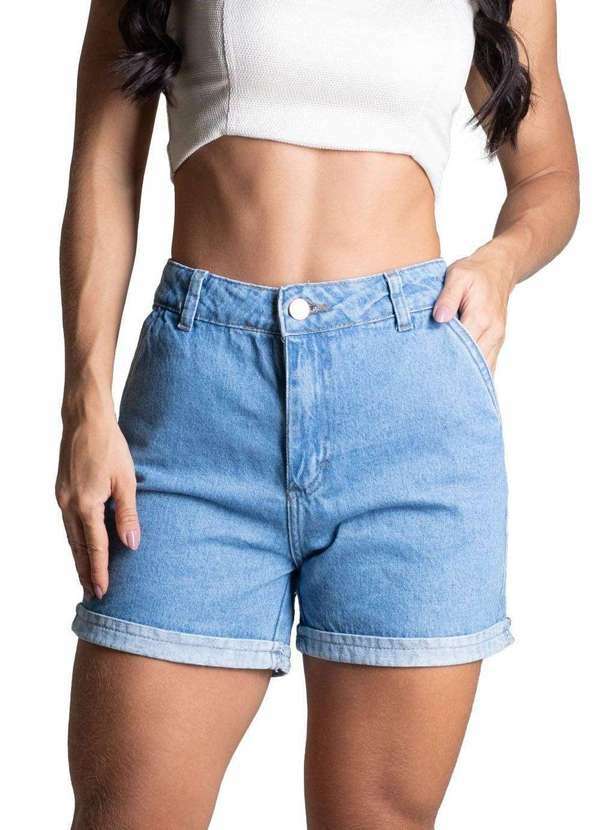 Sawary - Shorts Jeans Sawary Azul