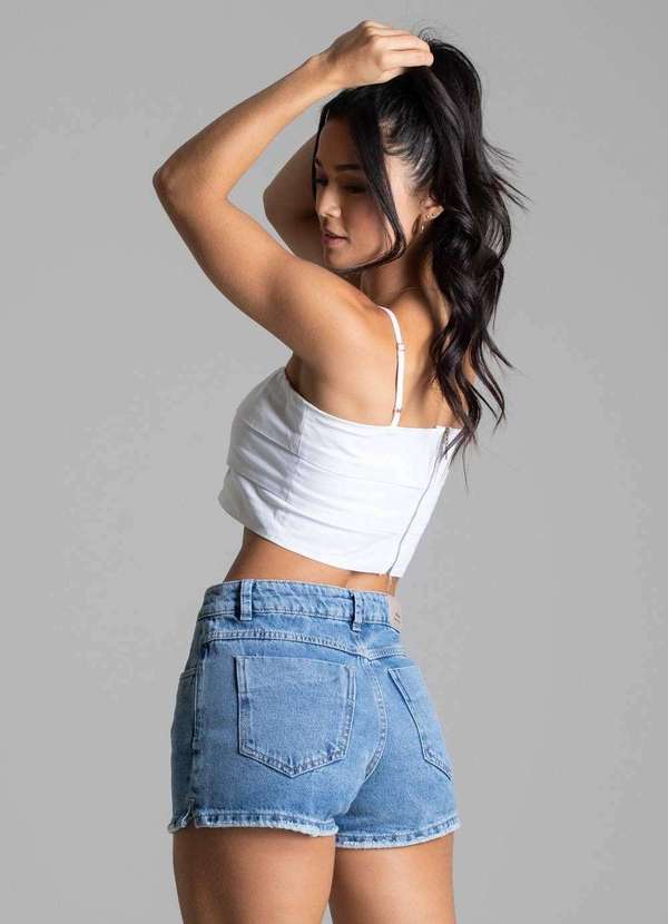 Sawary - Shorts Jeans Sawary - 275948 Azul 4