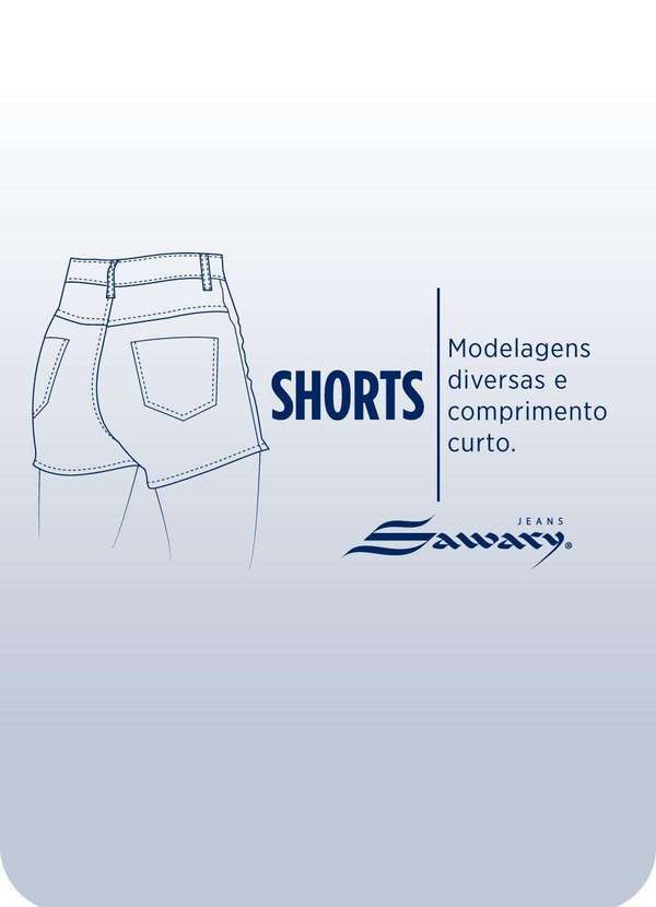 Sawary - Shorts Jeans Sawary - 275948 Azul 8