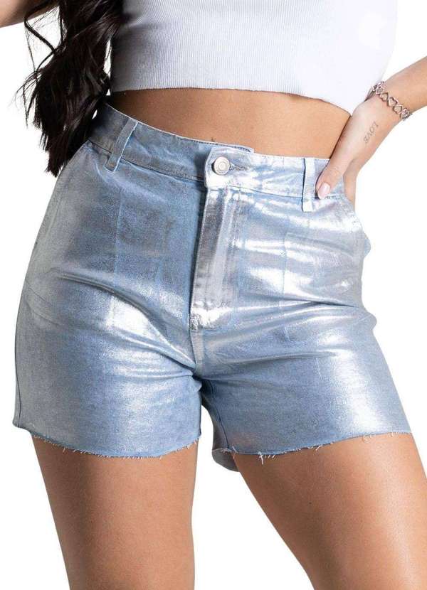 Sawary - Shorts Jeans Sawary Azul