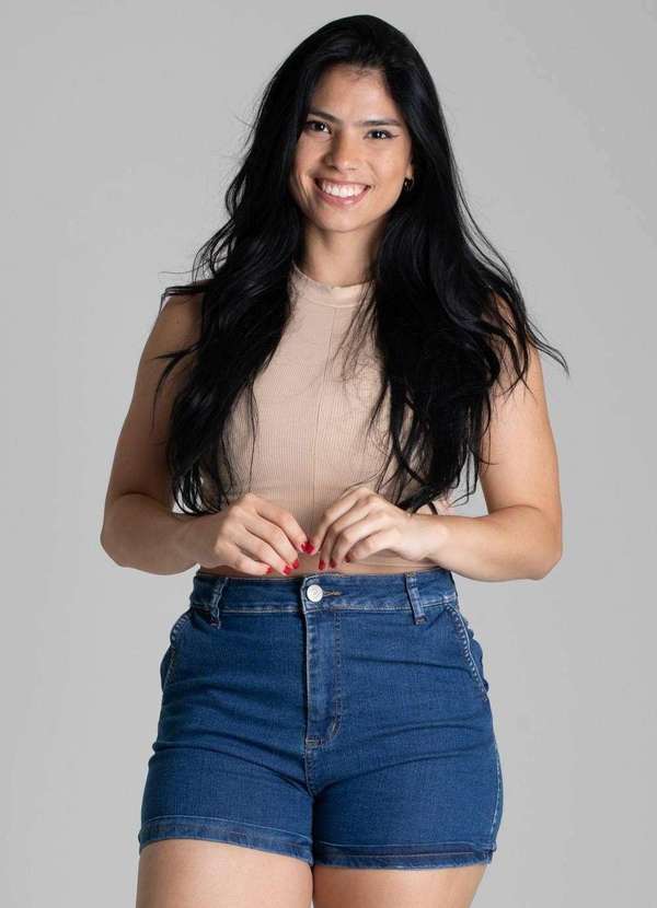 Sawary - Shorts Jeans Sawary Azul 2