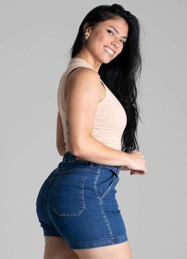 Sawary - Shorts Jeans Sawary Azul 3