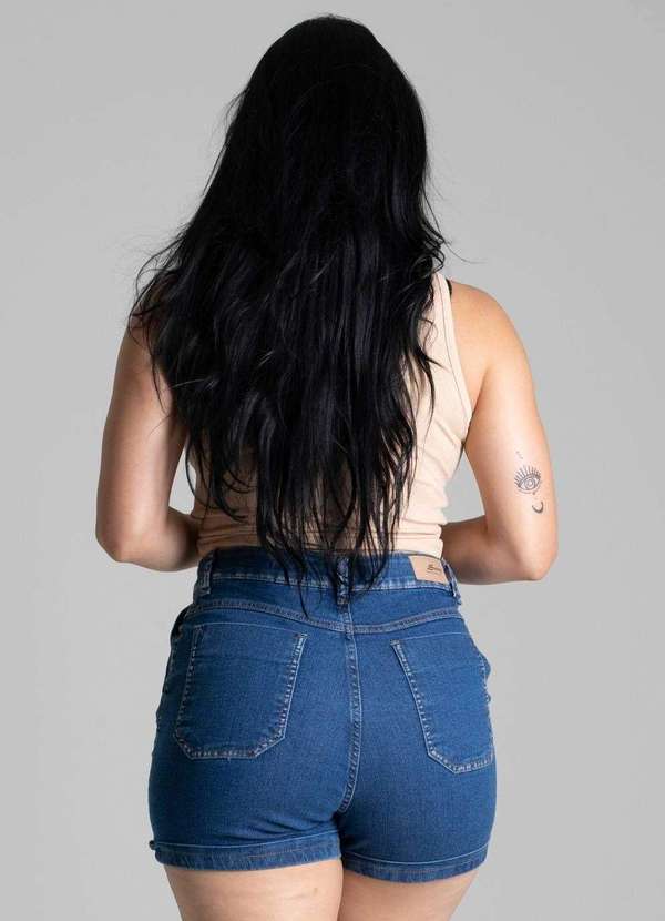 Sawary - Shorts Jeans Sawary Azul 4