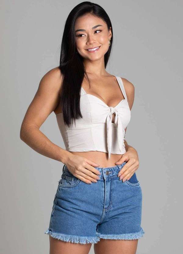 Sawary - Shorts Jeans Sawary Azul 2