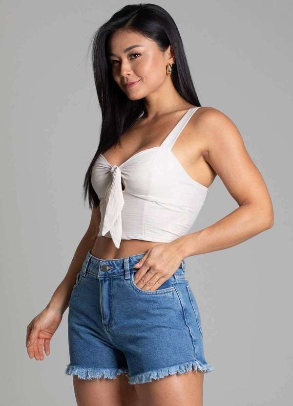 Sawary - Shorts Jeans Sawary Azul 3