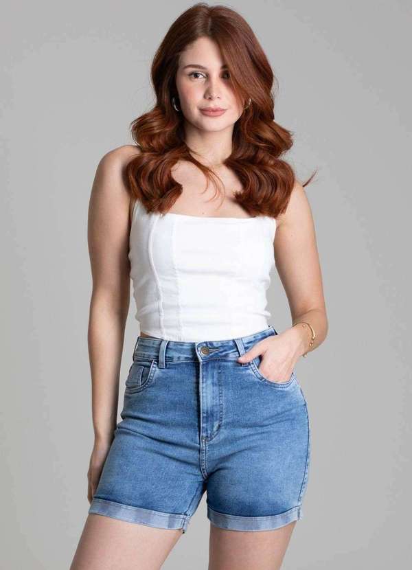 Sawary - Shorts Jeans Sawary Azul 2