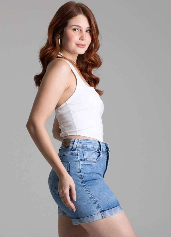 Sawary - Shorts Jeans Sawary Azul 3