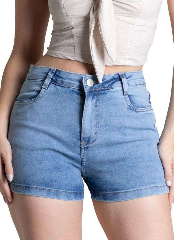Sawary - Shorts Jeans Sawary Azul