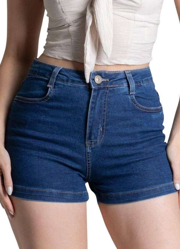 Sawary - Shorts Jeans Sawary Azul