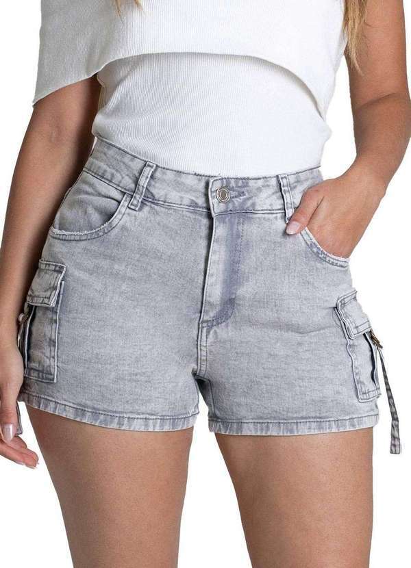 Sawary - Shorts Jeans Sawary Preto