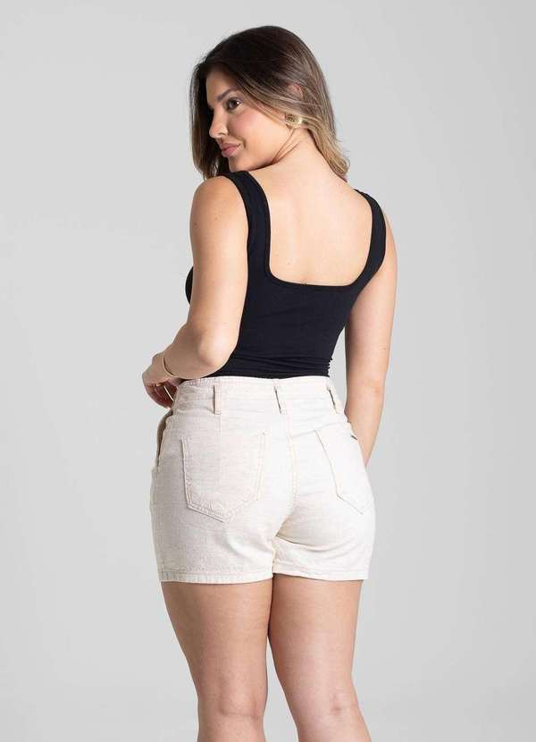 Sawary - Shorts Linho Sawary - 281173 Bege 4