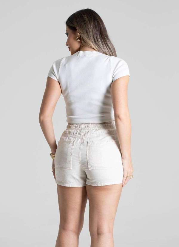 Sawary - Shorts Linho Sawary - 281177 Bege 4