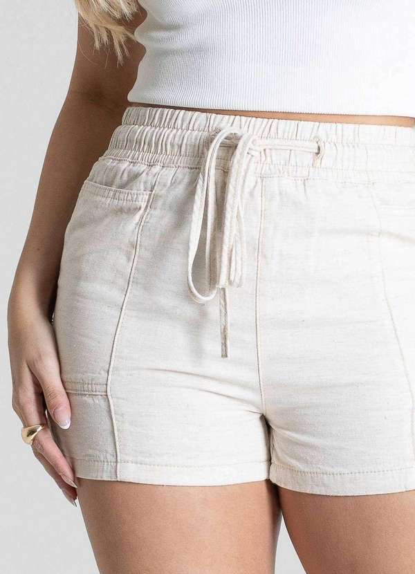 Sawary - Shorts Linho Sawary - 281177 Bege 6