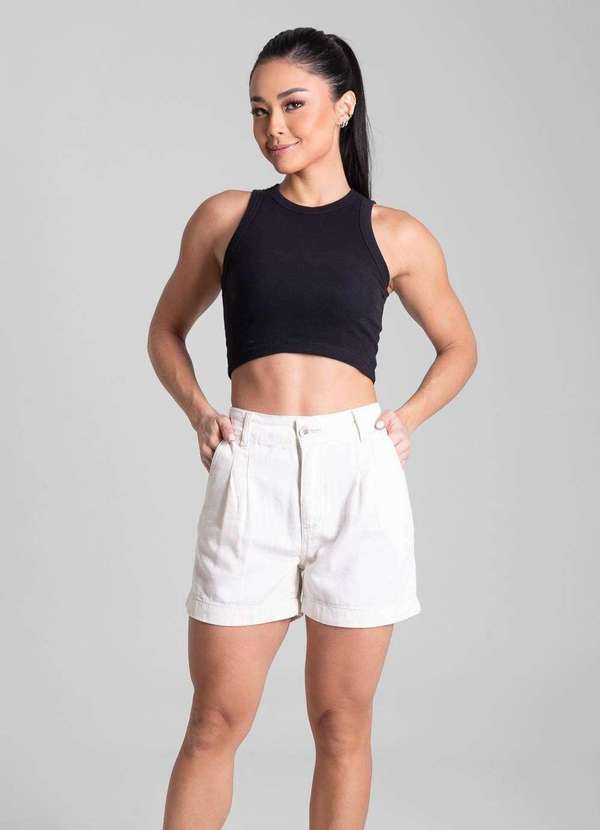 Sawary - Shorts Linho Sawary - 281522 Branco 2