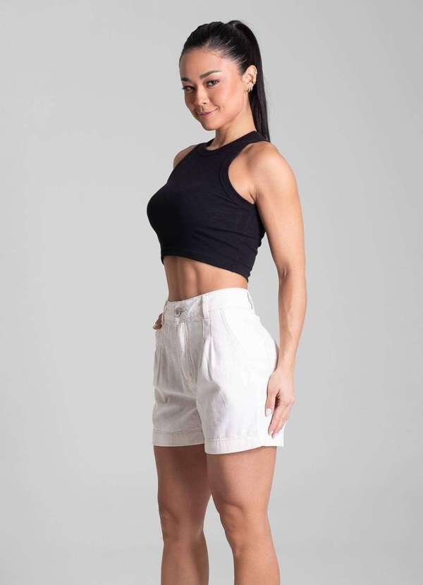 Sawary - Shorts Linho Sawary - 281522 Branco 3