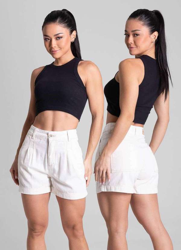 Sawary - Shorts Linho Sawary - 281522 Branco 6