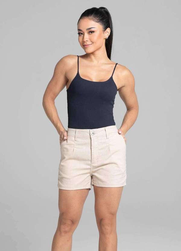 Sawary - Shorts Linho Sawary - 281845 Bege 2