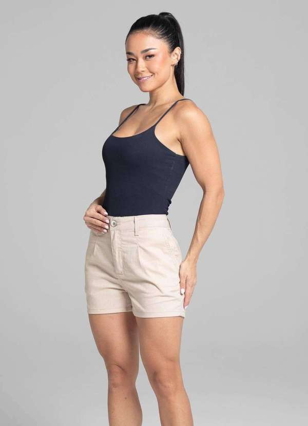 Sawary - Shorts Linho Sawary - 281845 Bege 3