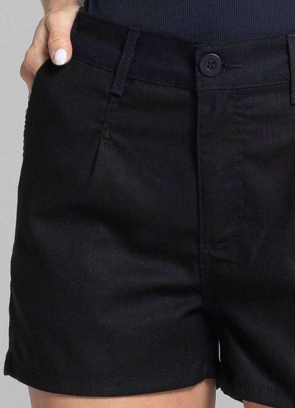 Sawary - Shorts Linho Sawary - 281872 Preto 5