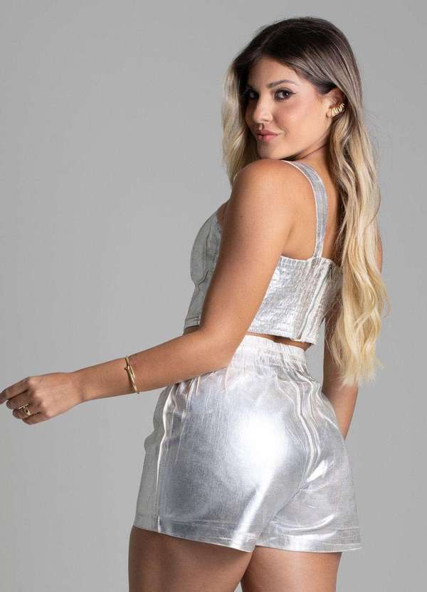 Sawary - Shorts Linho Sawary Bege 3