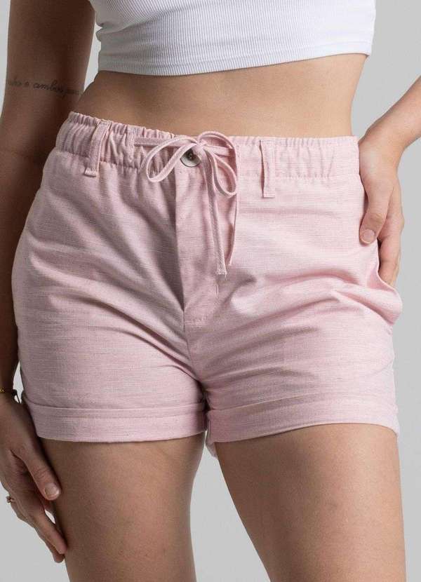 Sawary - Shorts Linho Sawary - 276363 Rosa 5