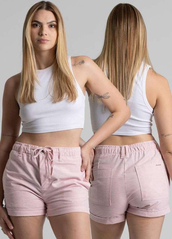 Sawary - Shorts Linho Sawary - 276363 Rosa 6
