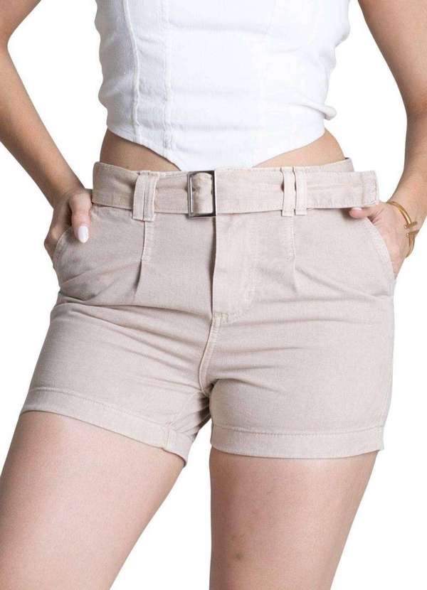 Sawary - Shorts Sarja Sawary - 278390 Bege