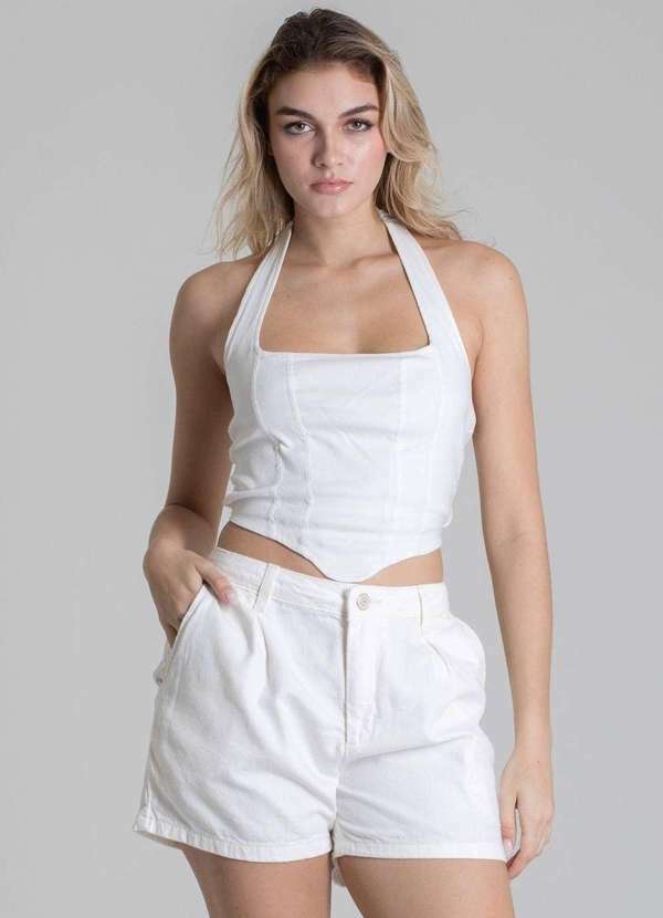 Sawary - Shorts Sarja Sawary - 278480 Bege 2