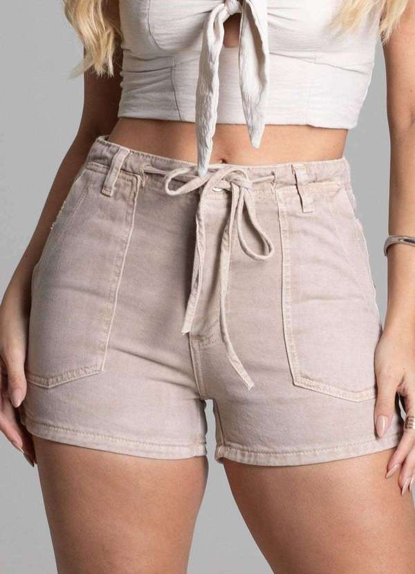 Sawary - Shorts Sarja Sawary - 278614 Bege 5