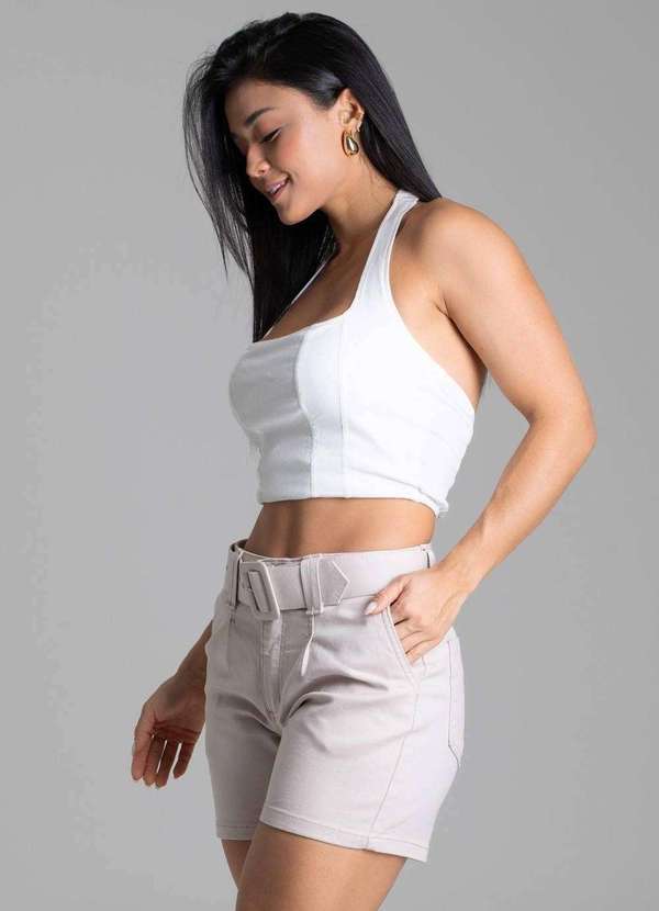 Sawary - Shorts Sarja Sawary - 278685 Bege 3