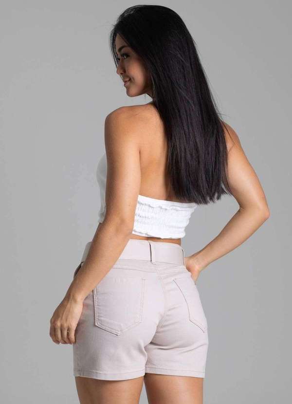 Sawary - Shorts Sarja Sawary - 278685 Bege 4