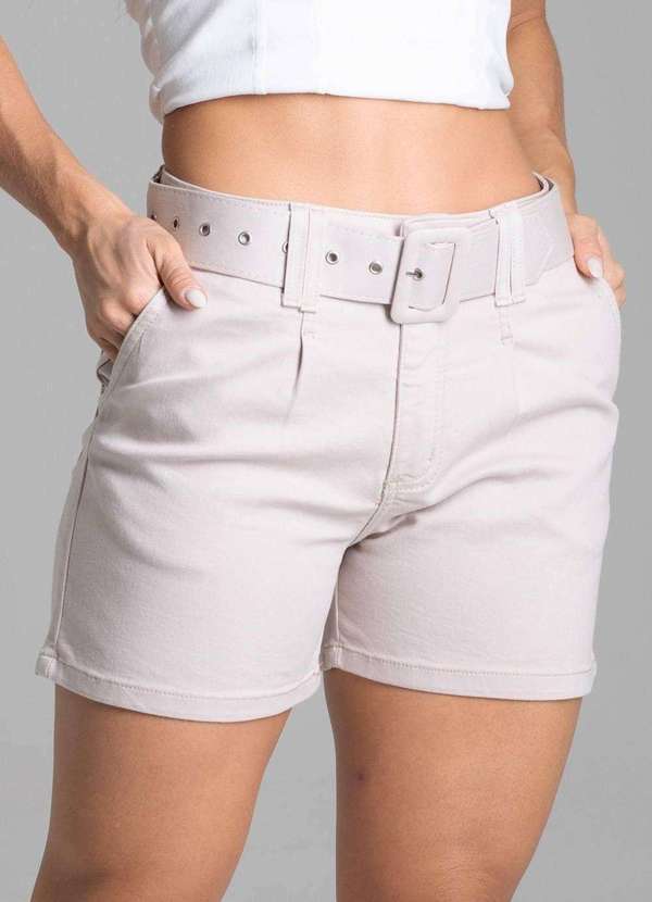 Sawary - Shorts Sarja Sawary - 278685 Bege 5