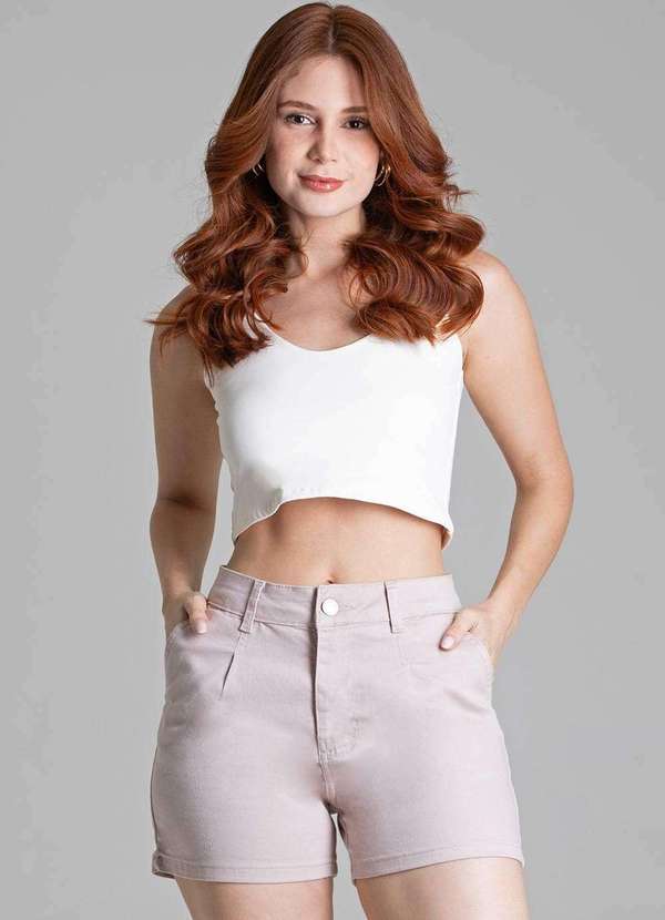 Sawary - Shorts Sarja Sawary - 278810 Bege 2