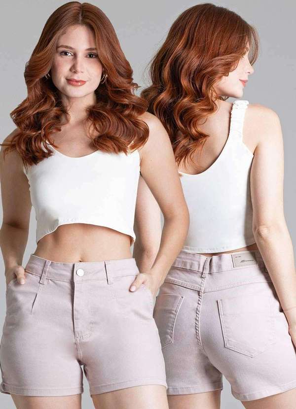 Sawary - Shorts Sarja Sawary - 278810 Bege 6