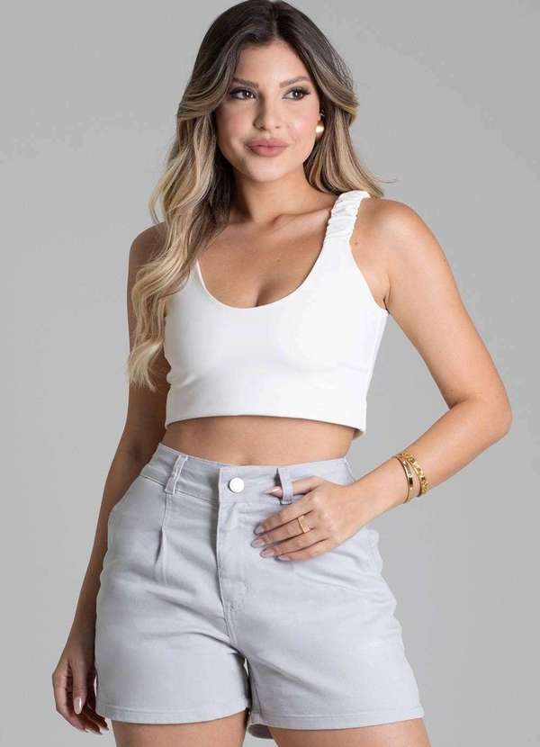 Sawary - Shorts Sarja Sawary - 278814 Cinza 6