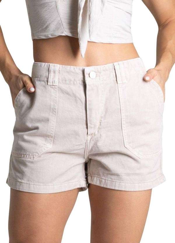 Sawary - Shorts Sarja Sawary - 278863 Bege