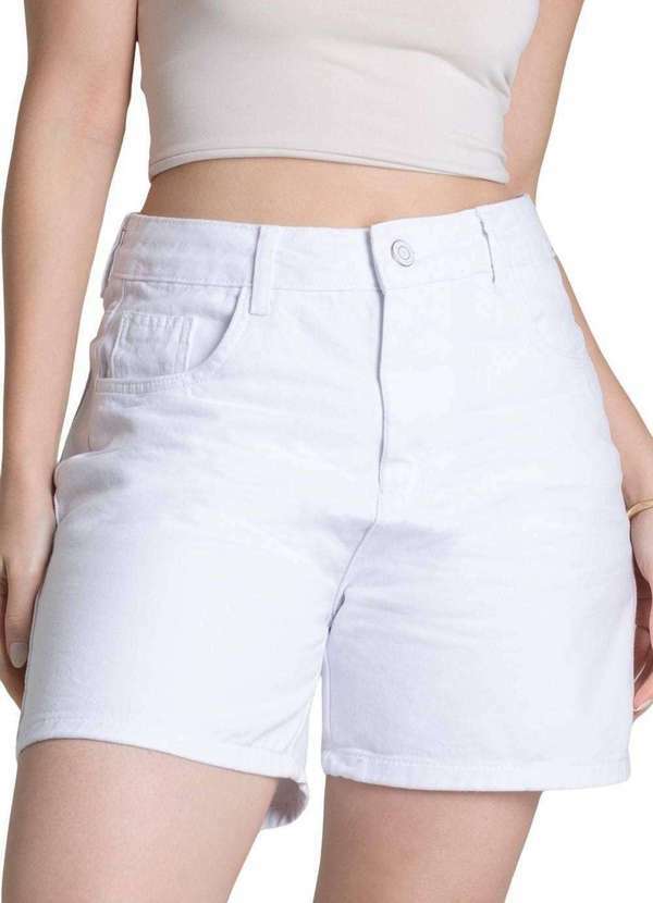 Sawary - Shorts Sarja Sawary - 278881 Branco