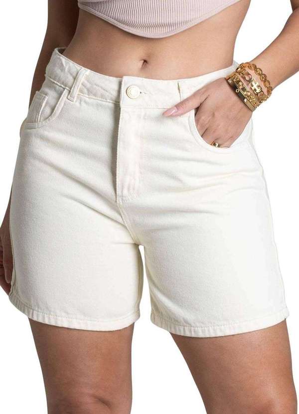 Sawary - Shorts Sarja Sawary - 279380 Amarelo