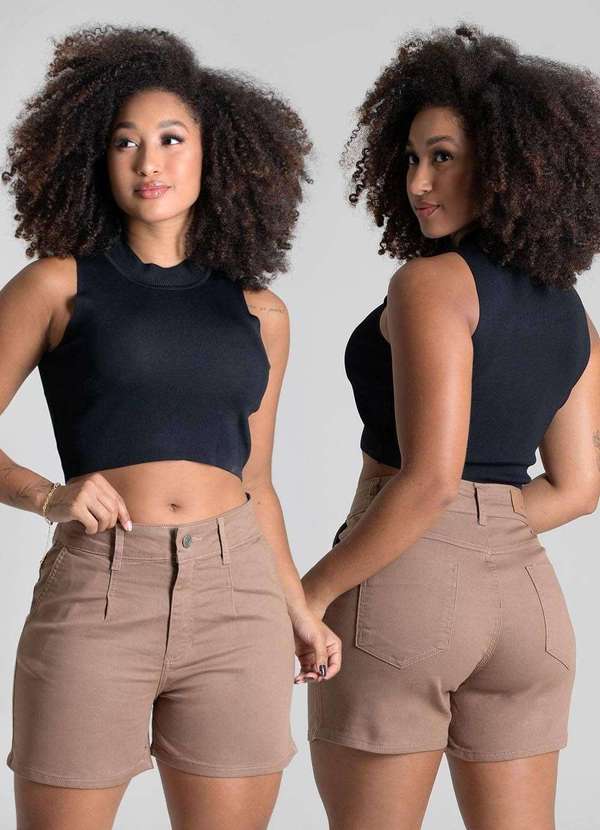 Sawary - Shorts Sarja Sawary - 279738 Marrom 6