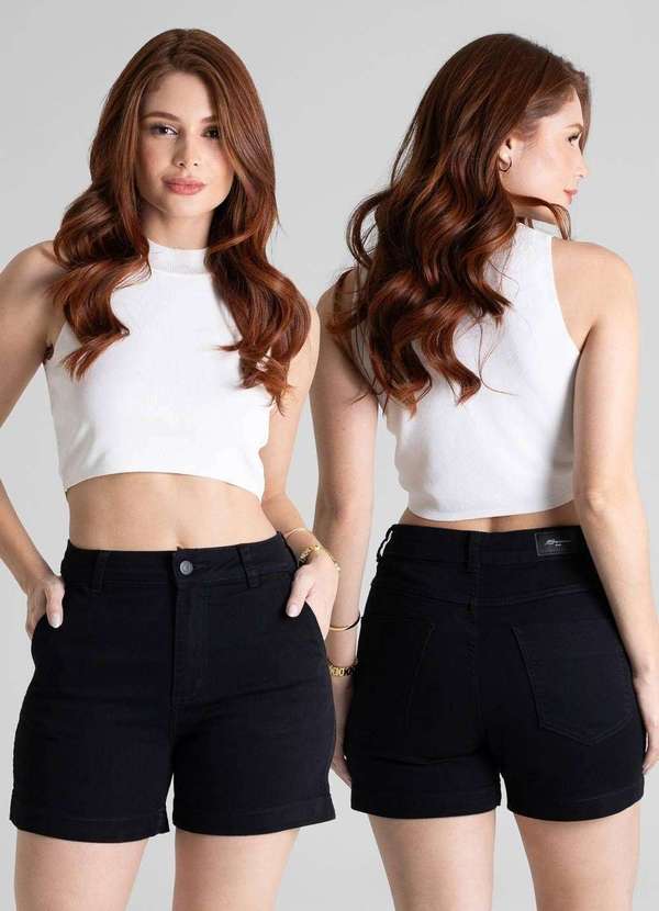 Sawary - Shorts Sarja Sawary - 280440 Preto 6