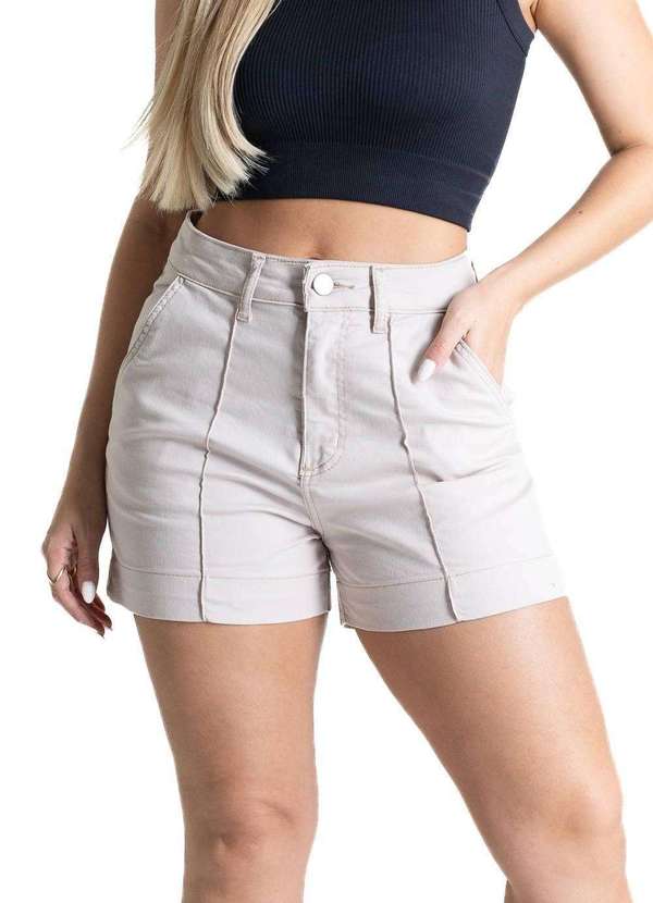 Sawary - Shorts Sarja Sawary - 281188 Bege