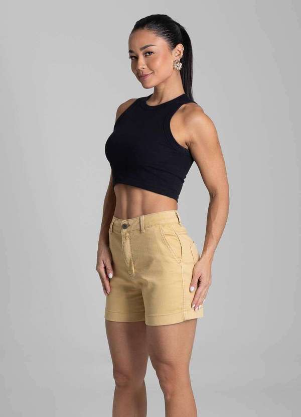 Sawary - Shorts Sarja Sawary - 281684 Amarelo 3