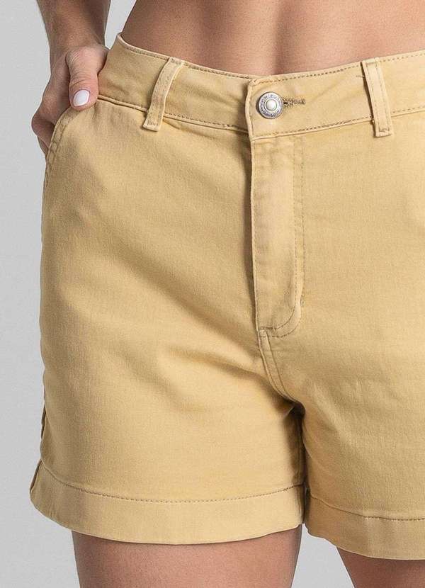 Sawary - Shorts Sarja Sawary - 281684 Amarelo 5