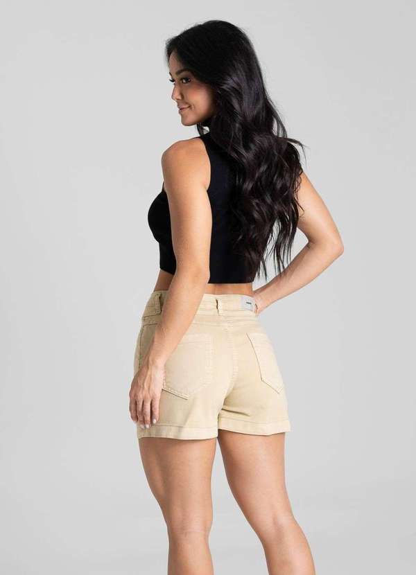 Sawary - Shorts Sarja Sawary - 281685 Amarelo 4