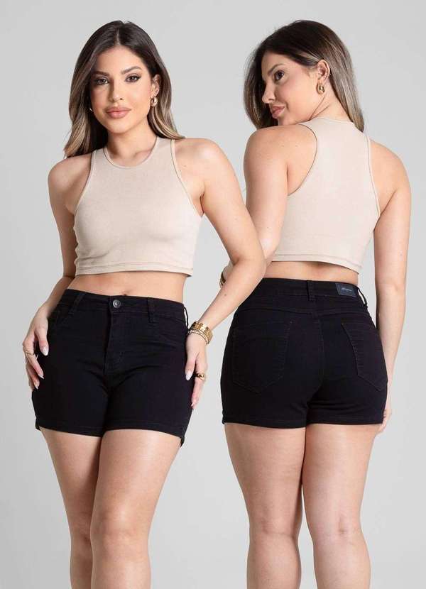 Sawary - Shorts Sarja Sawary - 281770 Preto 6