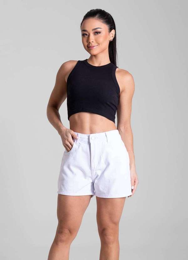Sawary - Shorts Sarja Sawary - 281829 Branco 2